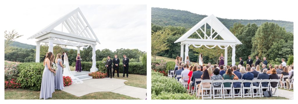 Elegant Springfield Manor Wedding Photography - ceremony