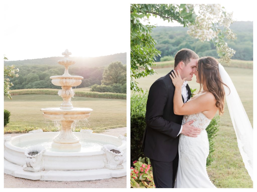 Elegant Springfield Manor Wedding Photography - bride and groom embracing