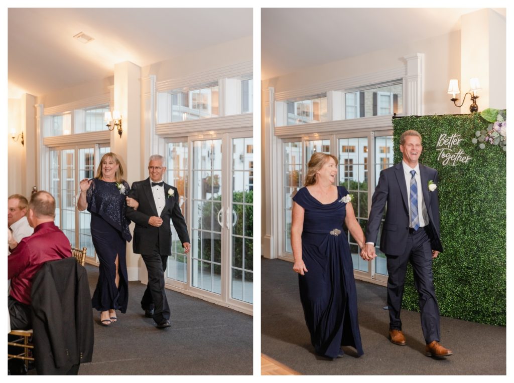 Elegant Springfield Manor Wedding Photography - reception entrance