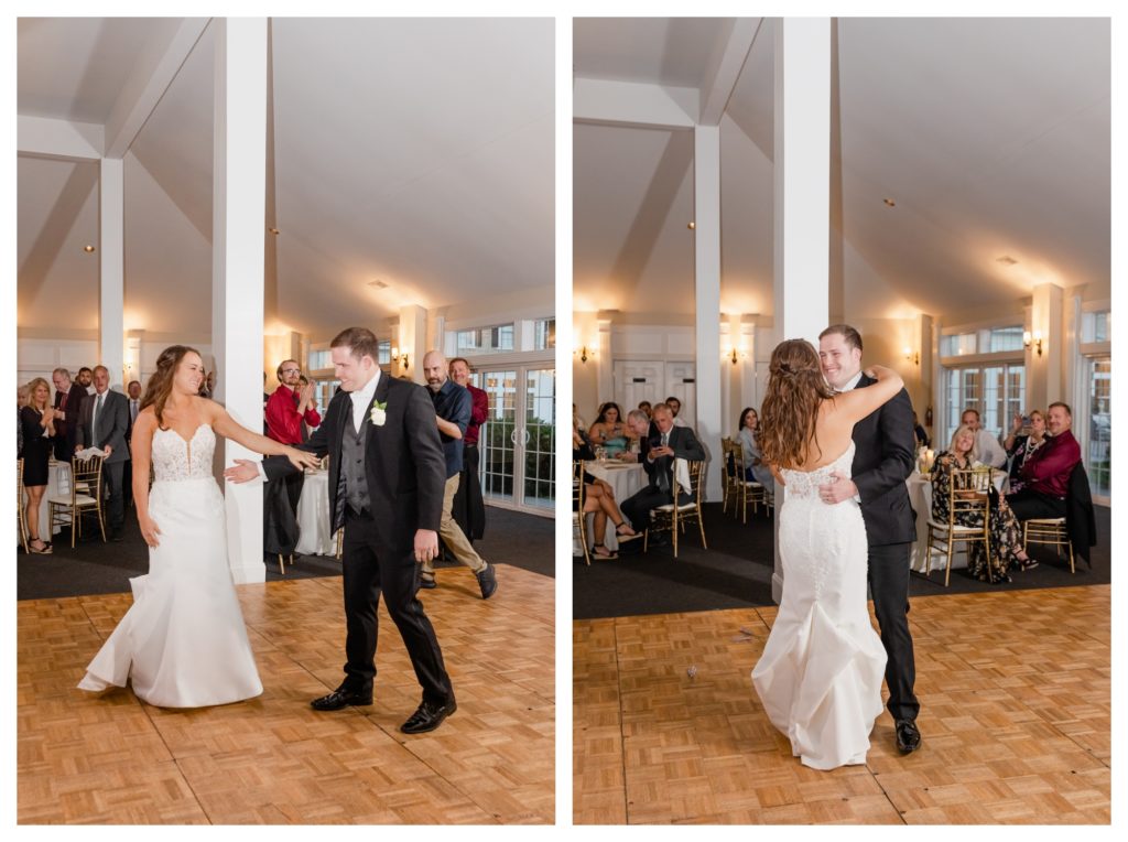 Elegant Springfield Manor Wedding Photography - couple's first dance