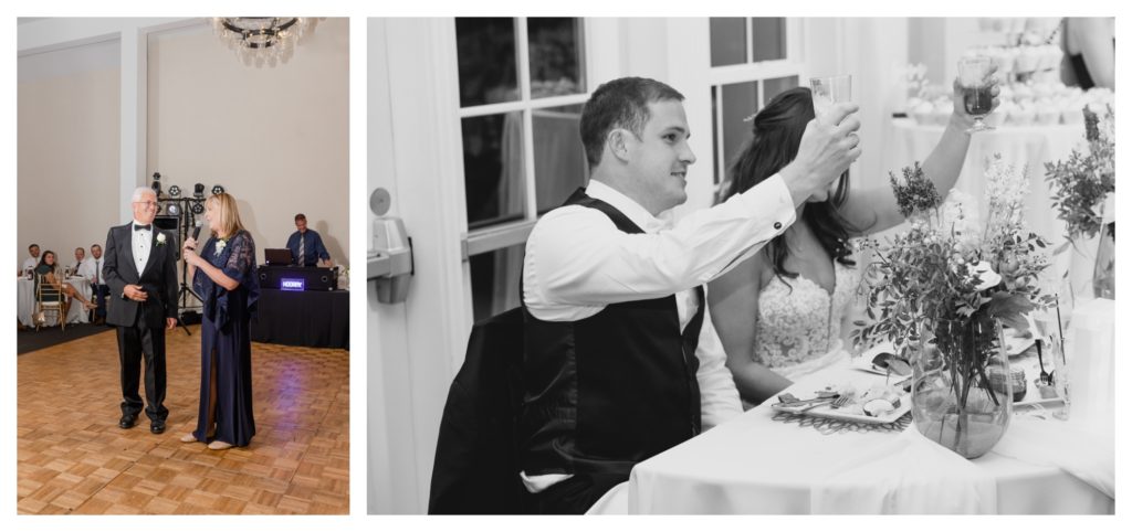 Elegant Springfield Manor Wedding Photography - reception events